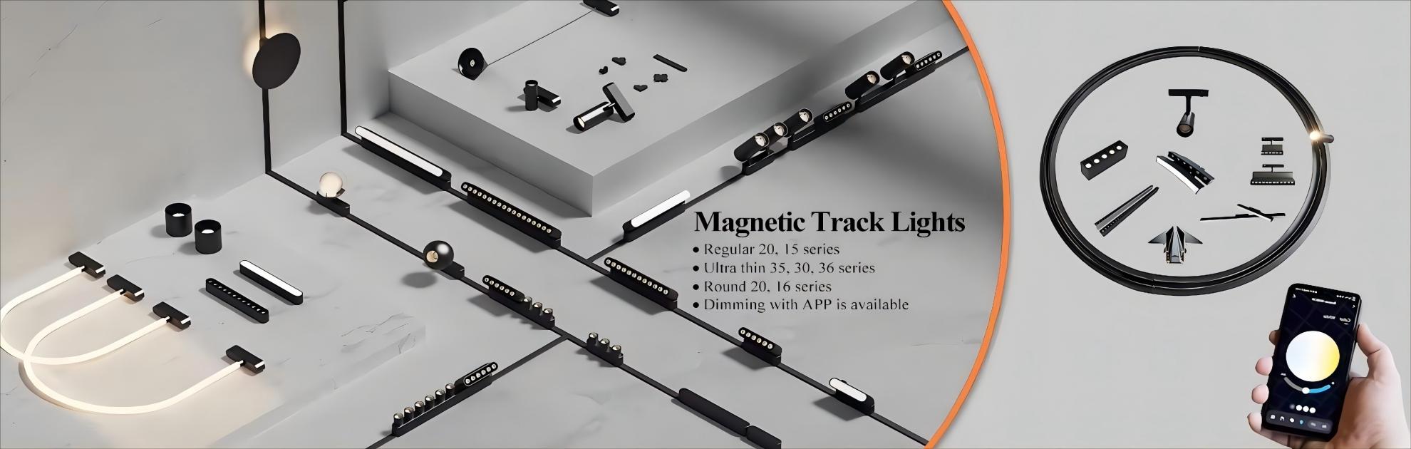  Magnetic Track Light