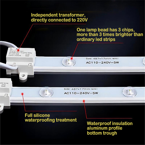 solerless 220V led roller strip